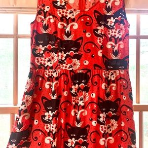 Blue Platypus fit and flare dress